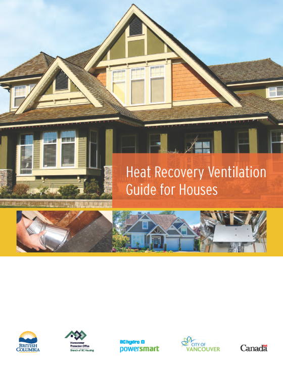 Heat Recovery Ventilation Guide for Houses